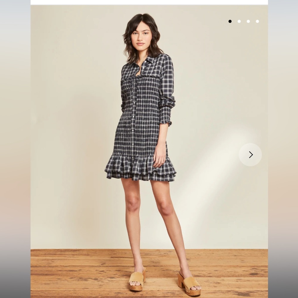 NWT Veronica Beard Kelsey Plaid Shirtdress Sz 10 NEVER WORN
